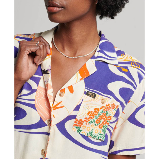 Superdry Γυναικείο πουκάμισο Beach Resort Shirt